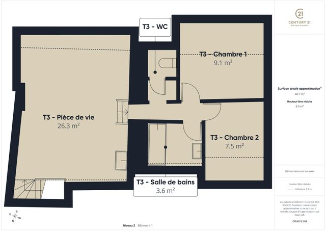 immeuble à vendre - 217.0 m2 - AUNEAU BLEURY ST SYMPHORIEN - 28 - CENTRE - Century 21 Maitrejean Immobilier