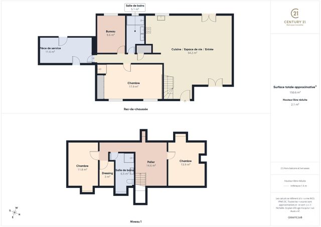 maison à vendre - 6 pièces - 138.29 m2 - BONNELLES - 78 - ILE-DE-FRANCE - Century 21 Maitrejean Immobilier
