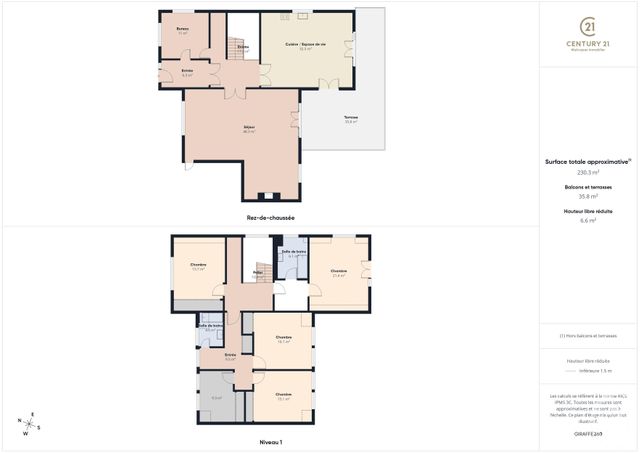 maison à vendre - 8 pièces - 262.0 m2 - RAMBOUILLET - 78 - ILE-DE-FRANCE - Century 21 Maitrejean Immobilier