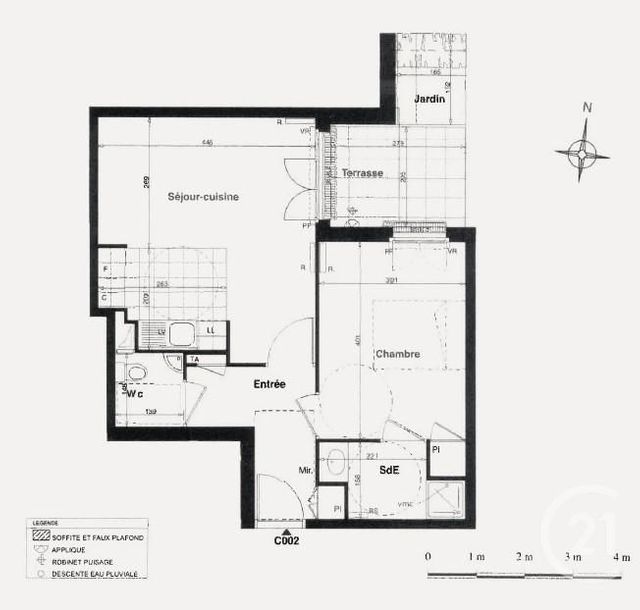 Appartement F2 à louer RAMBOUILLET